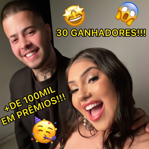 + DE 100MIL EM PRÊMIOS!!!